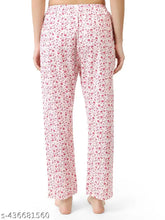 Cotton heart-printed pyjama set for women (pack of 2), soft & comfy sleepwear with classic cut